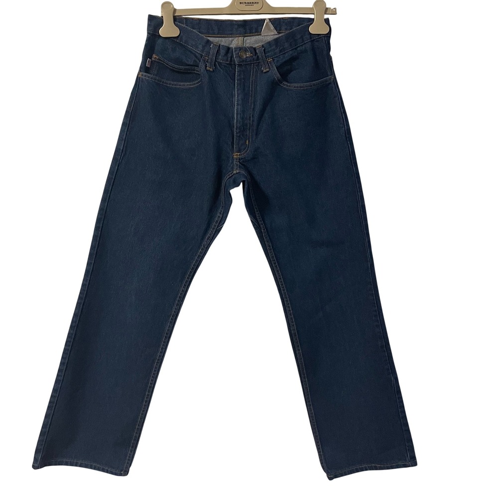Vintage All American Made in USA‎ Dark Wash Straight Leg Jeans 31x32 Indigo